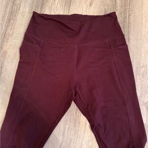 Danskin Burgundy Leggings